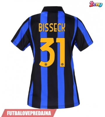 Lacne Ženy Futbalové dres Inter Milan Yann Bisseck #31 2026-27 Krátky Rukáv - Domáci